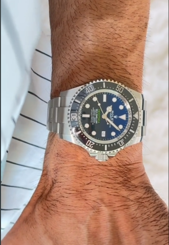 Best Swiss Super Clone Replica Rolex Deepsea 126660-0002 - AAA Black photo review