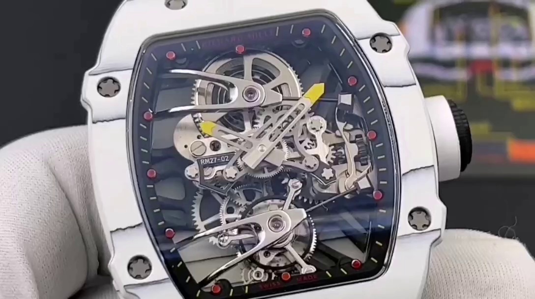 Swiss Craftsmanship Replica Richard Mille RM 27-02 Nadal White | 47.77mm Super Clone - Image 8