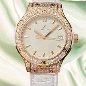 Best AAA Swiss Replica Hublot Classic Fusion 81.OE.2080.LR.1204 Ladies Watch
