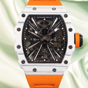 Swiss-Crafted Replica Richard Mille RM12-01 White Tourbillon | Super Clone AAA Precision