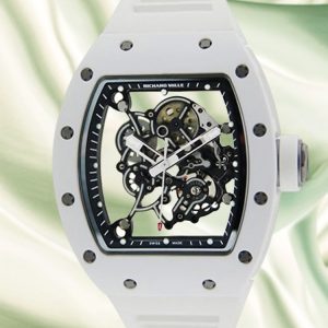 Best Swiss Super Clone Replica Richard Mille RM 055 Bubba Watson White Ceramic Watch